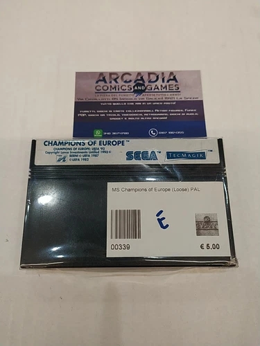 Champions Of Europe Sega Master System Solo Cartuccia Loose